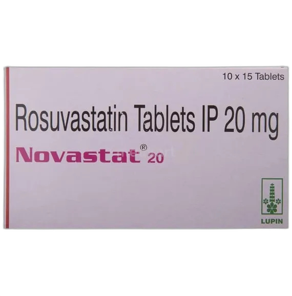 novastat 20mg tablet 15's